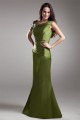 Beading Short Sleeve Sheath/Column Floor-Length Mother of the Bride Dresses 2040170