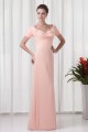 Sheath/Coulmn Short Sleeve Chiffon Ruffles Mother of the Bride Dresses 2040174