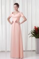 Sheath/Coulmn Short Sleeve Chiffon Ruffles Mother of the Bride Dresses 2040174