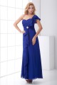 Sheath/Column Criss Cross One-Shoulder Ankle-Length Mother of the Bride Dresses 2040175