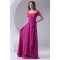 A-Line Short Sleeve Chiffon Lace Satin Mother of the Bride Dresses 2040176