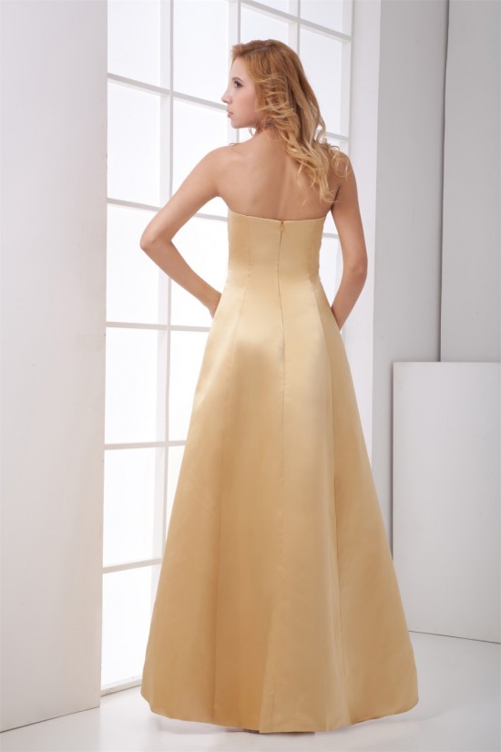 A-Line Floor-Length Sleeveless Strapless Mother of the Bride Dresses 2040177