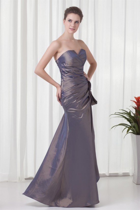 A-Line Sweetheart Floor-Length Taffeta Sleeveless Mother of the Bride Dresses 2040179