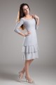Knee-Length Chiffon 3/4 Sleeve Bateau Mother of the Bride Dresses 2040182 Knee-Length Chiffon 3/4 Sleeve Bateau Mother of the Bride Dresses 2040182
