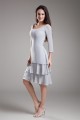 Knee-Length Chiffon 3/4 Sleeve Bateau Mother of the Bride Dresses 2040182 Knee-Length Chiffon 3/4 Sleeve Bateau Mother of the Bride Dresses 2040182