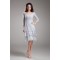 Knee-Length Chiffon 3/4 Sleeve Bateau Mother of the Bride Dresses 2040182