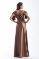 Sheath/Column Floor-Length Bateau Half Elbow Length Mother of the Bride Dresses 2040184