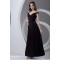 A-Line V-Neck Satin Handmade Flowers Mother of the Bride Dresses 2040188