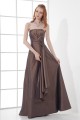 A-Line Strapless Sleeveless Taffeta Bows Mother of the Bride Dresses 2040192