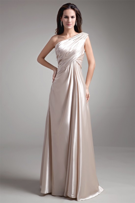Sheath/Column One-Shoulder Beading Floor-Length Mother of the Bride Dresses 2040195 Sheath/Column One-Shoulder Beading Floor-Length Mother of the Bride Dresses 2040195