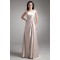 Sheath/Column One-Shoulder Beading Floor-Length Mother of the Bride Dresses 2040195