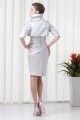 Sheath/Column Soft Sweetheart Half Elbow Length Mother of the Bride Dresses 2040198