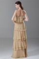 Sheath/Column Strapless Chiffon Mother of the Bride Dresses with A Wrap 2040200