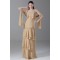 Sheath/Column Strapless Chiffon Mother of the Bride Dresses with A Wrap 2040200