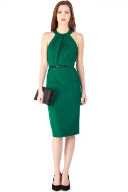 Sheath Knee-Length Short Green Mother of the Bride Dresses Without Belt 2040204