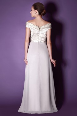 A-Line Off-the-Shoulder Long Mother of the Bride Dresses 2040214