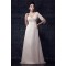 A-Line V-Neck Beaded Long Chiffon Mother of the Bride Dresses 2040220