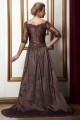 A-Line Off-the-Shoulder Applique Mother of the Bride Dresses 2040222