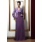 A-Line V-Neck Beaded Long Mother of the Bride Dresses with A Jacket 2040225