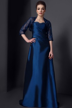 A-Line Sweetheart Beaded Mother of the Bride Dresses with A Jacket 2040226