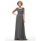Half Sleeves Lace Chiffon Mother of The Bride Dresses 3040003