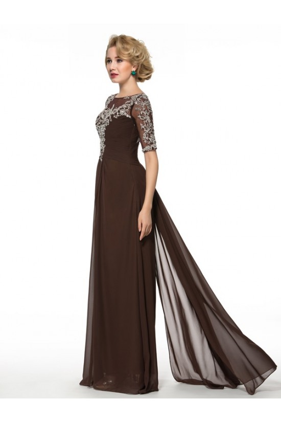 Short Sleeve Chiffon Floor Length Mother of The Bride Dresses 3040006 Short Sleeve Chiffon Floor Length Mother of The Bride Dresses 3040006