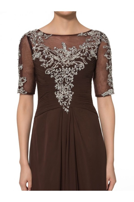 Short Sleeve Chiffon Floor Length Mother of The Bride Dresses 3040006 Short Sleeve Chiffon Floor Length Mother of The Bride Dresses 3040006