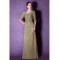 Sheath 3/4 Length Sleeves Floor Length Mother of The Bride Dresses 3040008