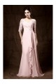 Long Pink Lace Chiffon Half Sleeves Floor Length Mother of The Bride Dresses 3040009 Long Pink Lace Chiffon Half Sleeves Floor Length Mother of The Bride Dresses 3040009