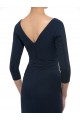 3/4 Length Sleeves V-Neck Chiffon Mother of The Bride Dresses 3040011