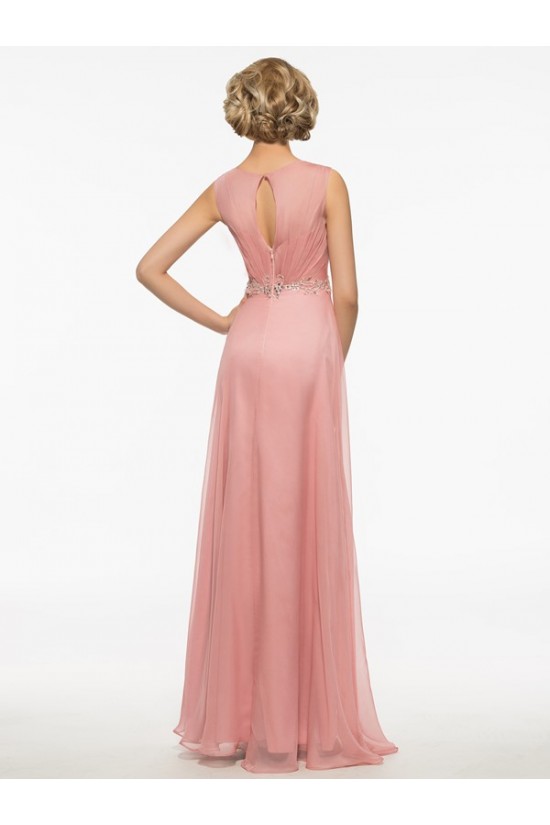 Long Pink Lace Chiffon V-Neck Mother of The Bride Dresses 3040024 Long Pink Lace Chiffon V-Neck Mother of The Bride Dresses 3040024