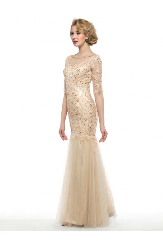 Mermaid Half Sleeves Lace Long Mother of The Bride Dresses 3040025 Mermaid Half Sleeves Lace Long Mother of The Bride Dresses 3040025