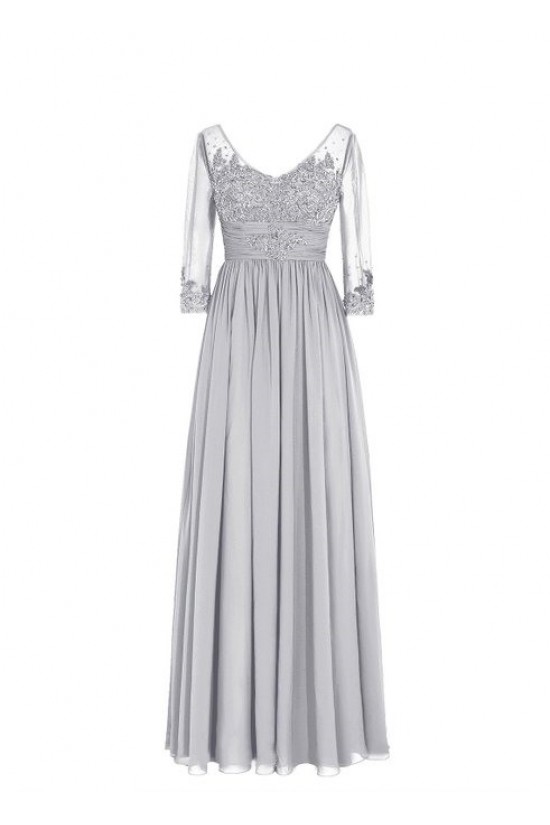 Long Navy 3/4 Length Sleeves Lace Chiffon Long Mother of The Bride Dresses 3040036 Long Navy 3/4 Length Sleeves Lace Chiffon Long Mother of The Bride Dresses 3040036