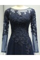 Long Sleeves Beaded Lace Appliques Mother of The Bride Dresses 602008 Long Sleeves Beaded Lace Appliques Mother of The Bride Dresses 602008