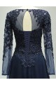 Long Sleeves Beaded Lace Appliques Mother of The Bride Dresses 602008 Long Sleeves Beaded Lace Appliques Mother of The Bride Dresses 602008