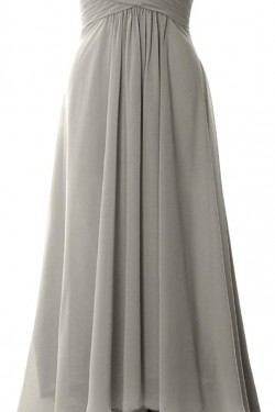 High Low V-Neck Chiffon Beaded Mother of The Bride Dresses 602009