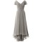 High Low V-Neck Chiffon Beaded Mother of The Bride Dresses 602009