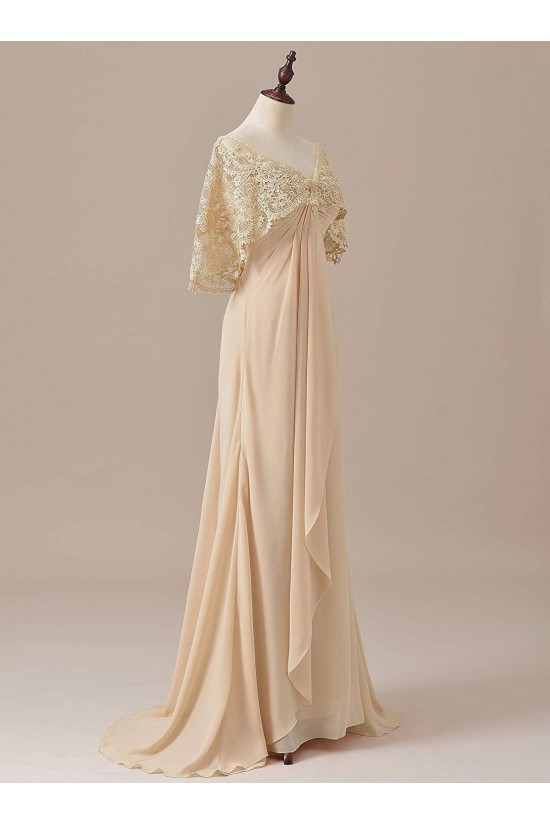 Chiffon Lace V-Neck Mother of The Bride Dresses 602012 Chiffon Lace V-Neck Mother of The Bride Dresses 602012