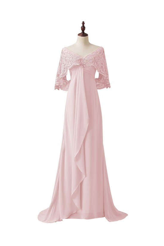 Chiffon Lace V-Neck Mother of The Bride Dresses 602012 Chiffon Lace V-Neck Mother of The Bride Dresses 602012