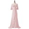 Chiffon Lace V-Neck Mother of The Bride Dresses 602012