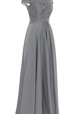 Elegant Beaded Long Mother of The Bride and Groom Dresses 602021