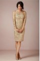 Long Sleeves Knee Length Mother of The Bride and Groom Dresses 602023 Long Sleeves Knee Length Mother of The Bride and Groom Dresses 602023