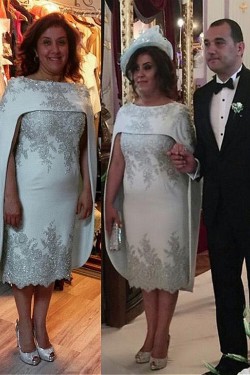 Beaded Lace Appliques Mother of The Bride and Groom Dresses 602027