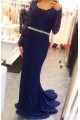 Mermaid Beaded Long Sleeves Lace Mother of The Bride and Groom Dresses 602034 Mermaid Beaded Long Sleeves Lace Mother of The Bride and Groom Dresses 602034