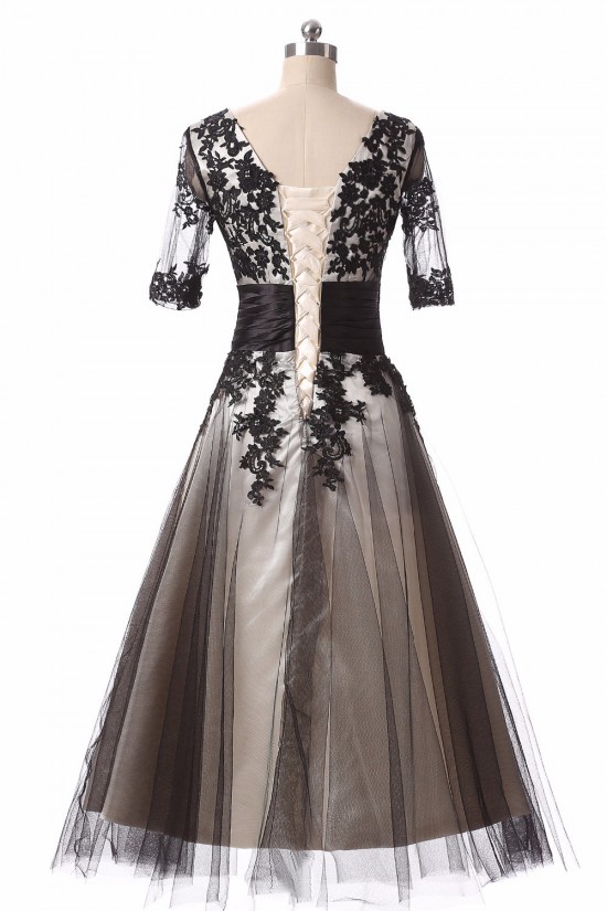 Lace Appliques and Tulle Mother of The Bride and Groom Dresses 602035