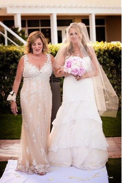 Elegant Lace V-Neck Mother of The Bride Dresses 602052