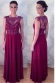 A-Line Beaded Lace Appliques Long Mother of The Bride Dresses 602058