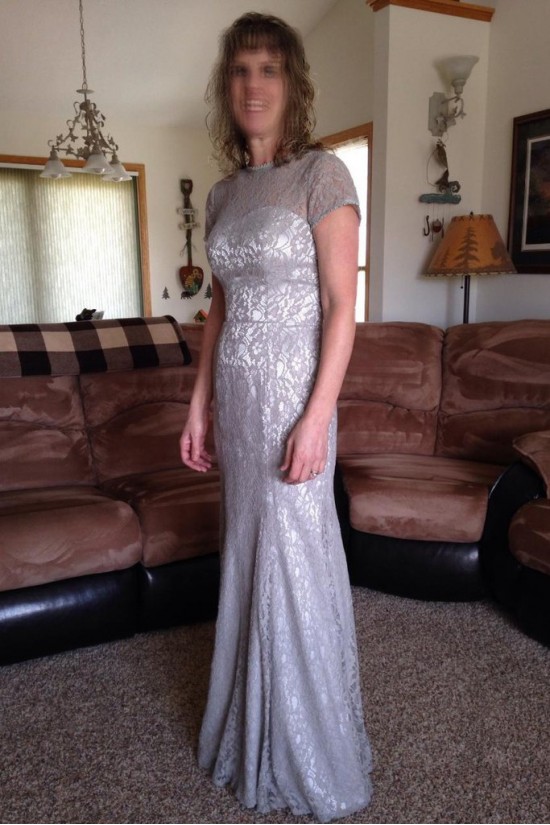 Lace Short Sleeves Mother of The Bride Dresses 602061 Lace Short Sleeves Mother of The Bride Dresses 602061