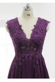 A-Line Lace Appliques V-Neck Mother of The Bride Dresses 602067 A-Line Lace Appliques V-Neck Mother of The Bride Dresses 602067