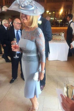 Short Lace Mother of The Bride Dresses 602068